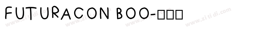 FUTURACON BOO字体转换